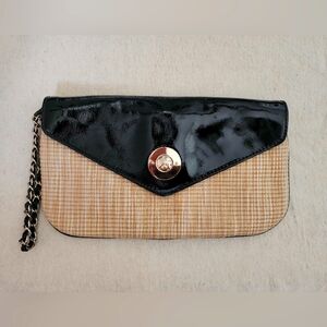 Cole Haan Black and Tan Women's Clutch